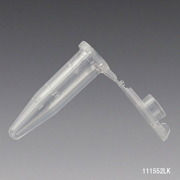 Globe Scientific Microcentrifuge Tube, 0.5mL, PP, Attached Locking Snap Cap, Graduated, Natural, Lot Certified: Rnase, Dnase, Pyrogen, ATP and Human DNA Free Microcentrifuge Tube; Microtube; Eppendorf Tube; Micro CT; 0.5mL; Centrifuge Tube; Locking Cap;